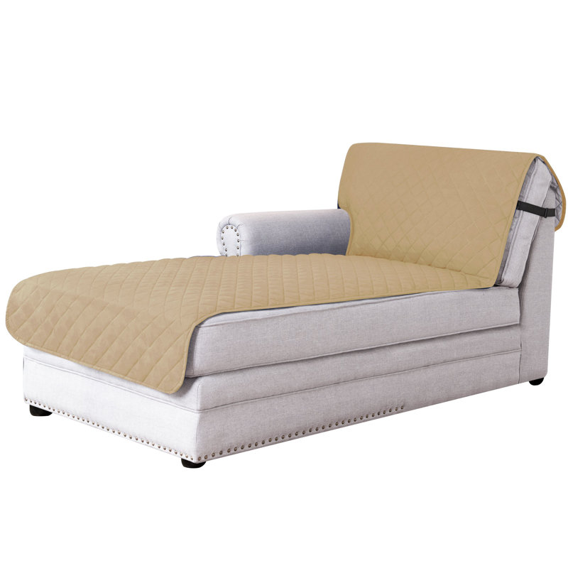 Ebern Designs Box cushion Chaise Lounge Slipcover & Reviews Wayfair